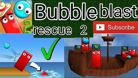 Bubble Blast Rescue 2(Game play)Android ios #1game point, play puppy toon first