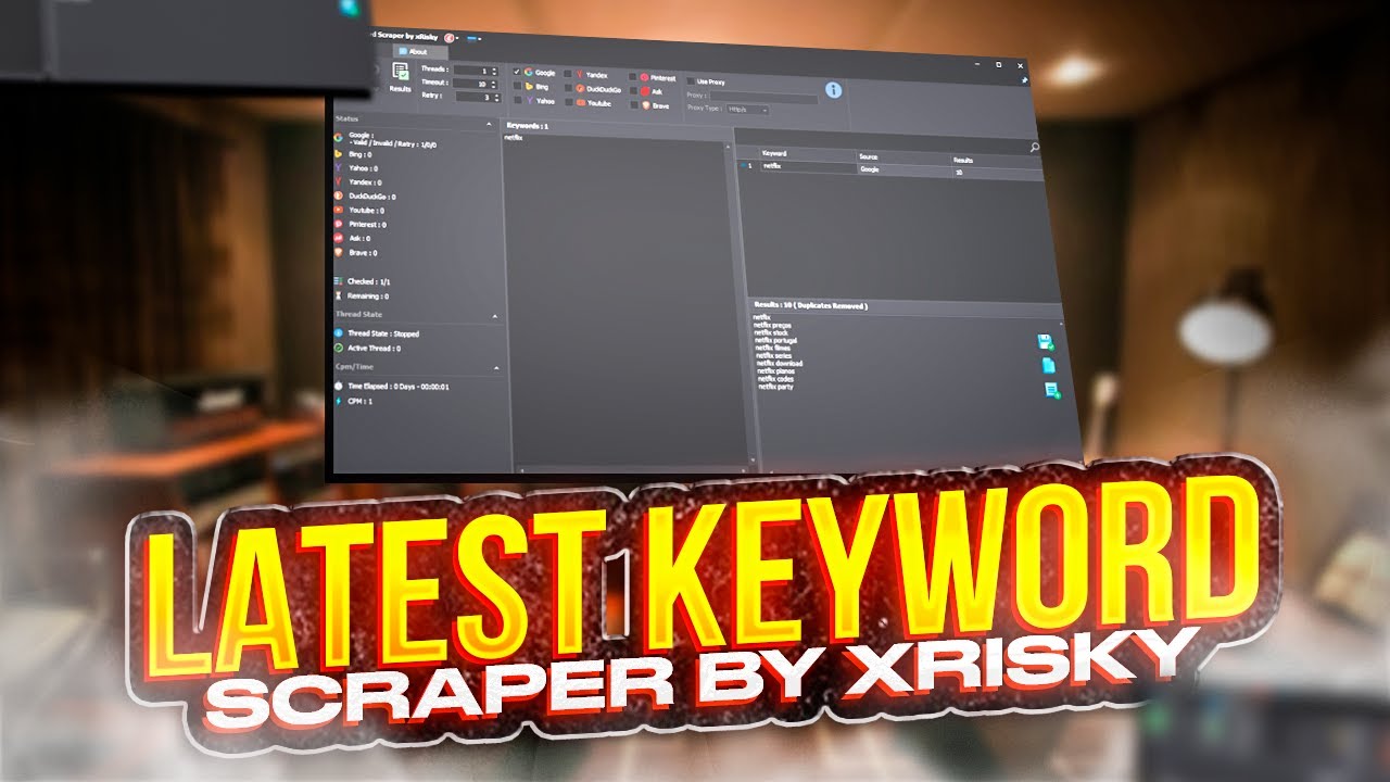BEST KEYWORD SCRAPER BY xRISKY LATEST 2024 - YouTube
