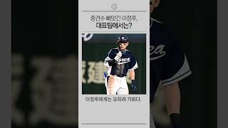 중견수 빼앗긴 이정후, 대표팀에서는?