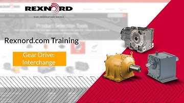 Rexnord.com - Gear Drive Configuration Tool Interchange