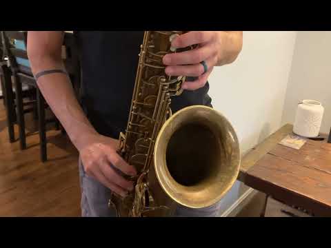 1936 21,xxx Selmer Balanced Action Tenor Saxophone Demo, www.dcsax.com