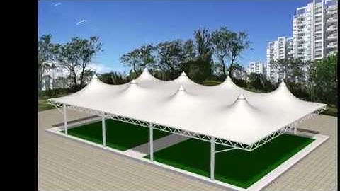 MÁI VÒM BẠT CĂNG TENSILE MEMBRANE STRUCTURE