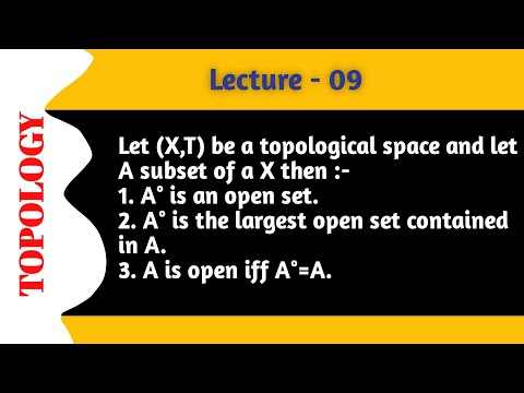 topology | (Lecture-09)|