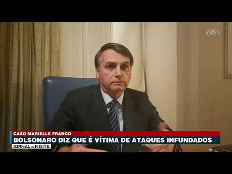 Bolsonaro nega envolvimento com acusados de matar Marielle Franco