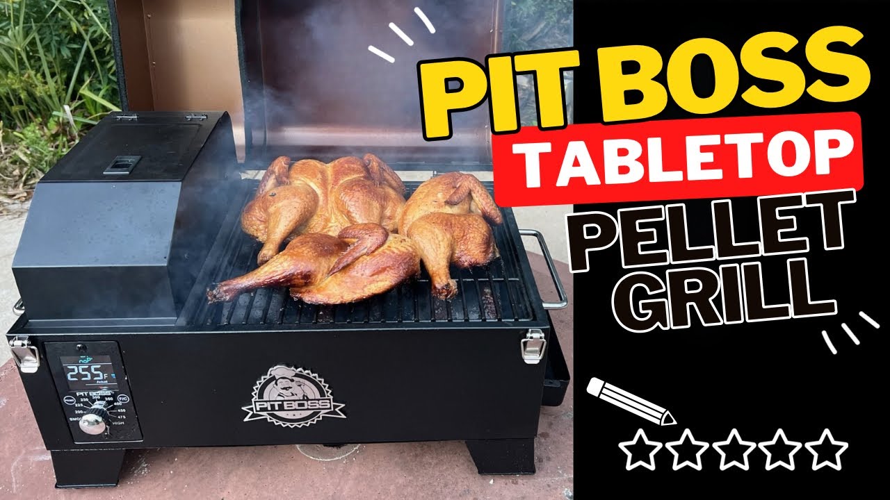 HOW Pit Boss Tabletop Pellet Grill + - YouTube