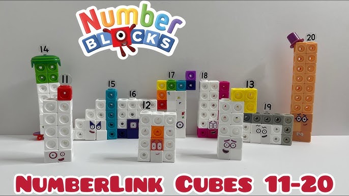 hand2mind Numberblocks 11–20 Activity Set with MathLink Cubes - 20470873