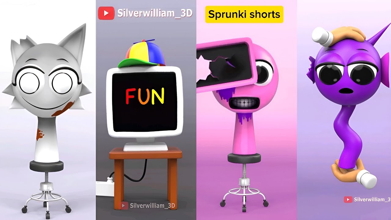 📹 HELP Sprunki Mr Sun Jevin and Mr Fun Computer! Incredibox Sprunki ...