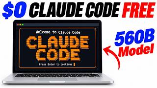 Setup CLAUDE CODE for FREE with 560B model