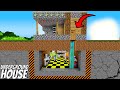 I found a UNDERGROUND HOUSE in Minecraft ! What&#39;s INSIDE in the SECRET ROOM ? SECRET AMONG US