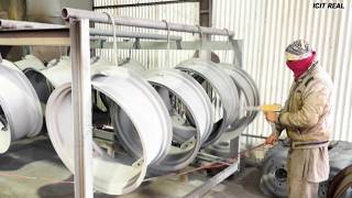 ​AMAZING MEGA FACTORY PROCESS OF MAKING GIANT TRACTOR RIMS MASS PRODUCTION