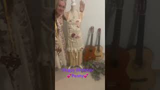 Happy Birthday Penny! #aprons #birthday #music #dancing #sewing #youtubeshorts #shorts