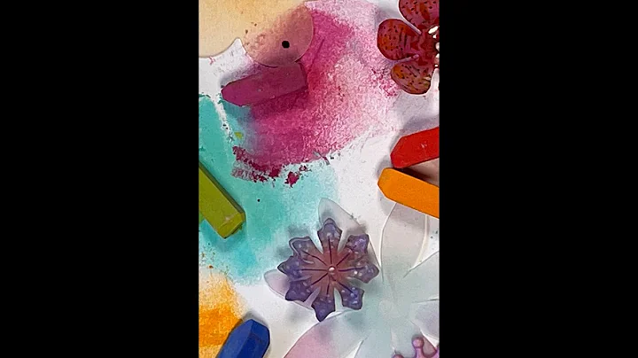 Pastels on shrinkets shrink plastic beads