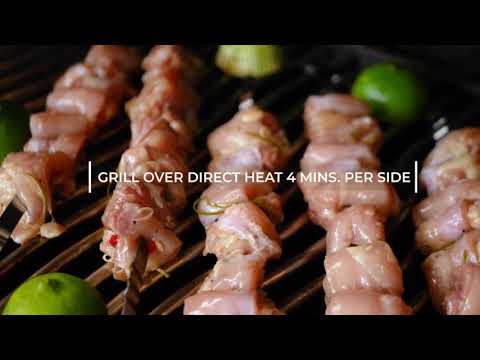 Video: Thailändska BBQ Nötköttspett