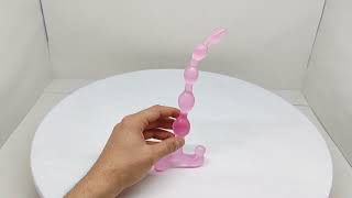 BENDY 22.5CM SIRALI ANAL VAJİNAL TOP ANAL PLUG TIKAÇ AÇICI