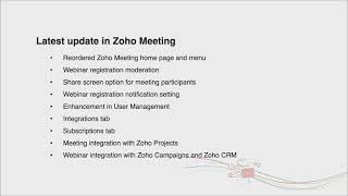 Broadcast webinars and conduct online meetings with no downloads using Zoho Meeting screenshot 3