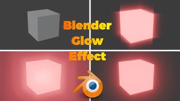 Blender Tutorial Make Glow Effect with Blender Glow Material for Eevee and Cycles