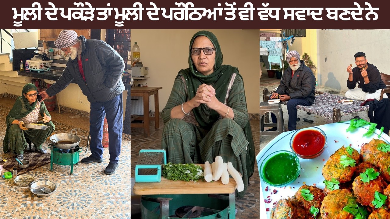 ਮੂਲੀ ਦੇ ਪਕੌੜੇ | Mooli Ke Pakode | Unique Pakoda Recipe