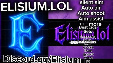 (Pastebin) Elisium.lol Stars use silent aim lock aim assist works on all hood games universal