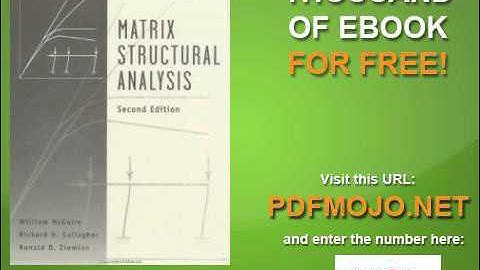 Matrix Structural Analysis