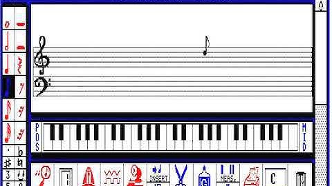 Atari ST 1986  Music Construction Set
