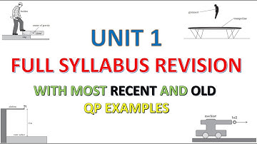 A Level Edexcel Physics Unit 1 Full Syllabus Revision