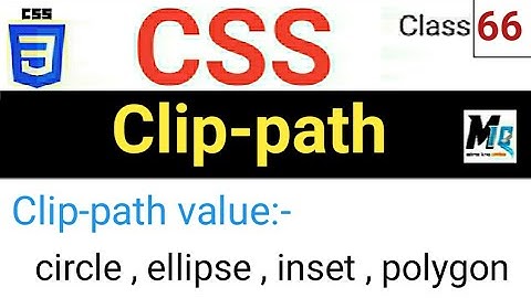 CSS Clip-path | and values in urdu hindi tutorial for beginners