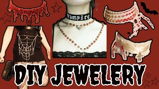 DIY Alt/Goth/Vampire Jewelery/Accessories Tutorial