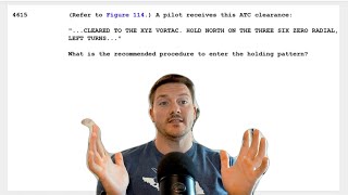 IFR Holding Patterns entry: Written exam question, break down & Tips