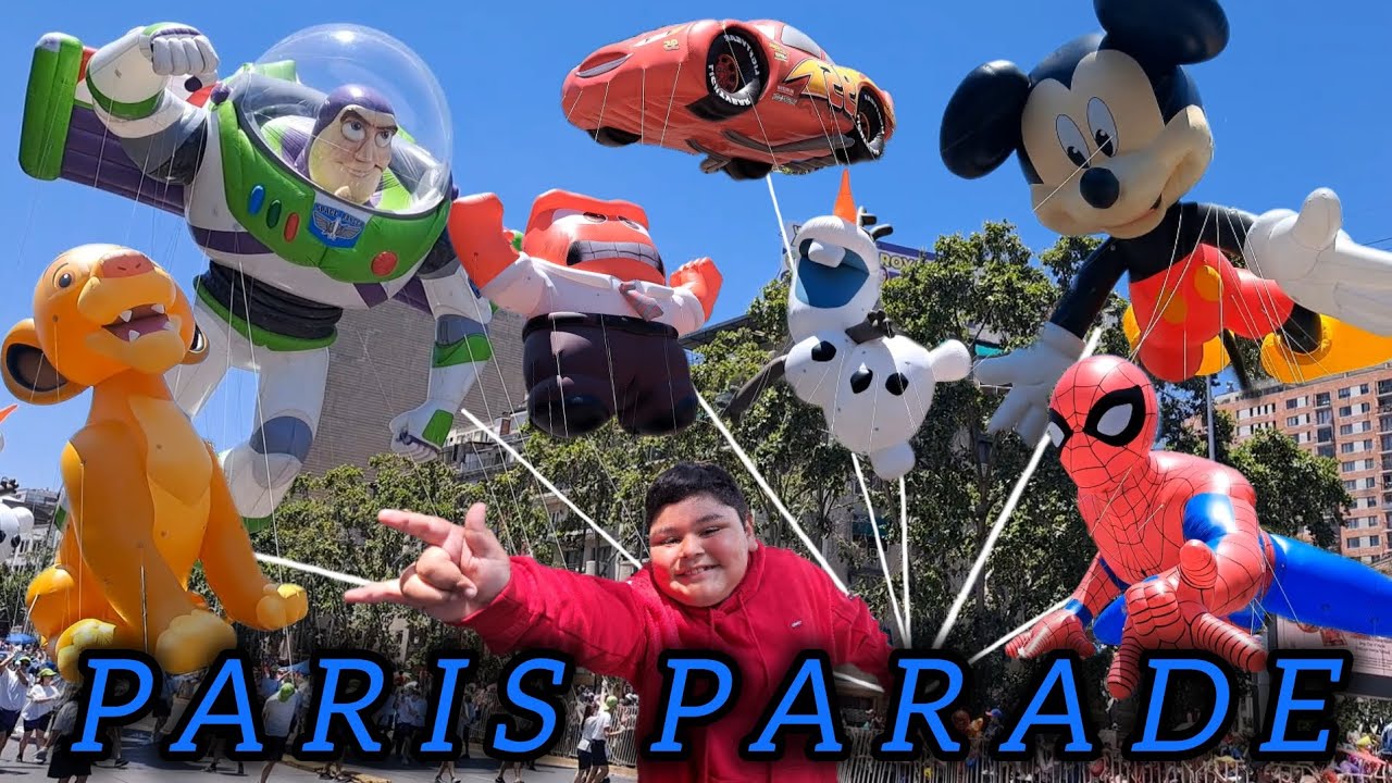 PARIS PARADE 2024 - DESFILE DE GLOBOS GIGANTES CON LOS MEJORES PERSONAJES