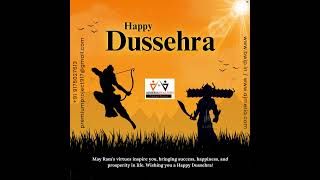 MAY THE SPIRIT OF DUSSHEHRA GUIDE YOU TOWARDS SUCCESS AND HAPPINESS ALWAYS.