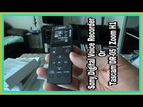 Sony ICD-UX560 Digital Voice Recorder & Sony Clip style Omnidirectional Stereo Microphone Review