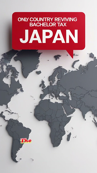 Japan Will TAX You for Being Single!  The Truth About the Bachelor Tax #shorts #bachelortax