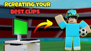 Recreating Your Best Touch Football Clips... (Roblox)