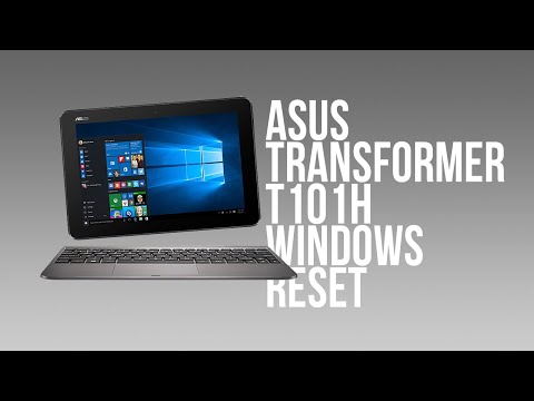 DIY | HOW TO RESET WINDOWS ON ASUS TRANSFORMER