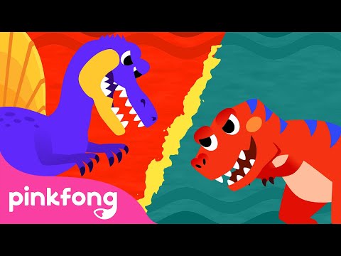 Спинозавр Против Тираннозавра | Динозавров Мюзикл Рассказы 2 | Пинкфонг Песни Для Детей
