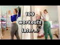 I COMPLETED 100 WORKOUTS WITH A VIRTUAL TRAINER| 3 YEAR 100 LB WEIGHTLOSS JOURNEY UPDATE