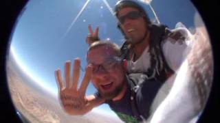 My first time skydiving.