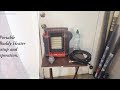 Portable Buddy Heater bulk tank connection and operation!