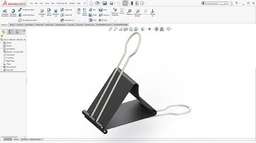 SolidWorks Beginner Tutorial | Paper clip
