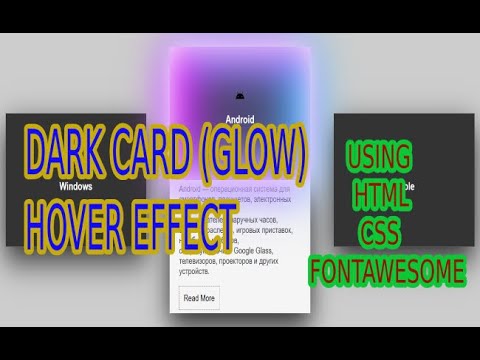 Dark Card Hover Effect using Html,Css(FontAwesome) #programming #coding #programmer #website