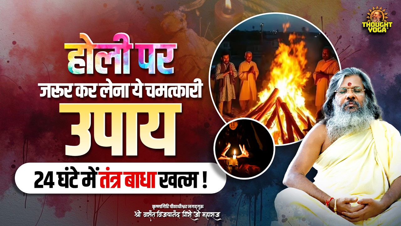होली पर जरूर कर लेना ये चमत्कारी उपाय – 24 घंटे में तंत्र बाधा खत्म || Thought Yoga