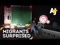 Migrants Find Big Surprise In Truck They Were Trying To Board