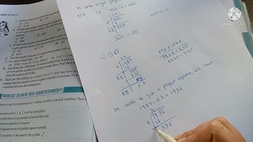 Class 8 || Exercise 6.4(solutions) || Chapter 6 || Square and square roots || Mathematics || In Mizo