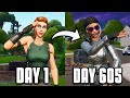 605 Day Fortnite Progression From Console To PC! (Keyboard and Mouse)