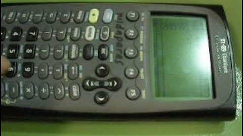 Graphing with the TI-89