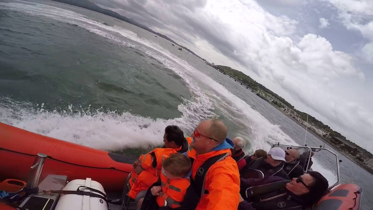 Menai Rib Menai straits rib ride - YouTube