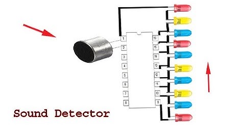 Make audio detector bar graph, awesome sound detector circuit