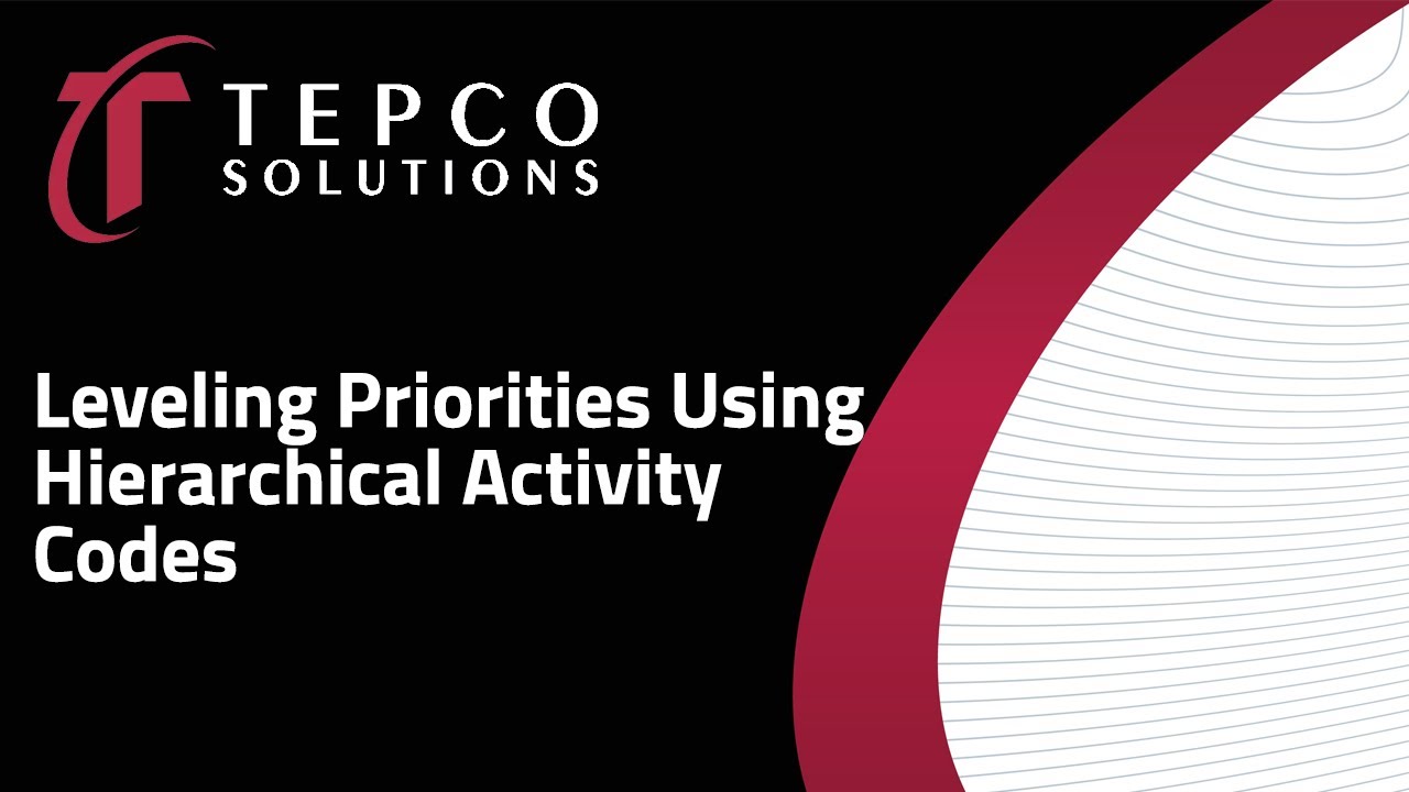 Leveling Priorities Using Hierarchical Activity Codes - YouTube