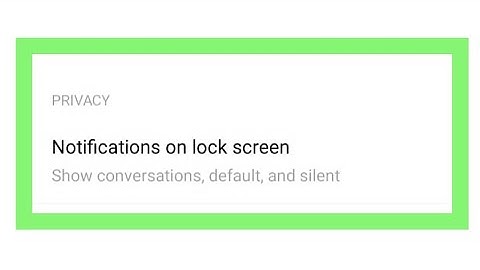 Vivo Mobile Lock Screen Notification Settings | Show Conversations, Hide Silent Notifications?