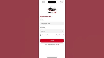 React Native Expo Car Rental App Login UI with Tailwind CSS | Speed Code